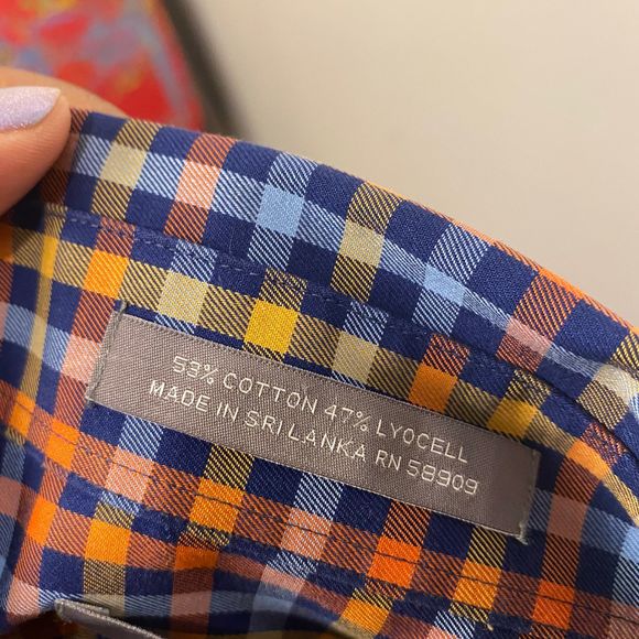 Daniel Cremieux Plaid Button Down XXL - Picture 3 of 3